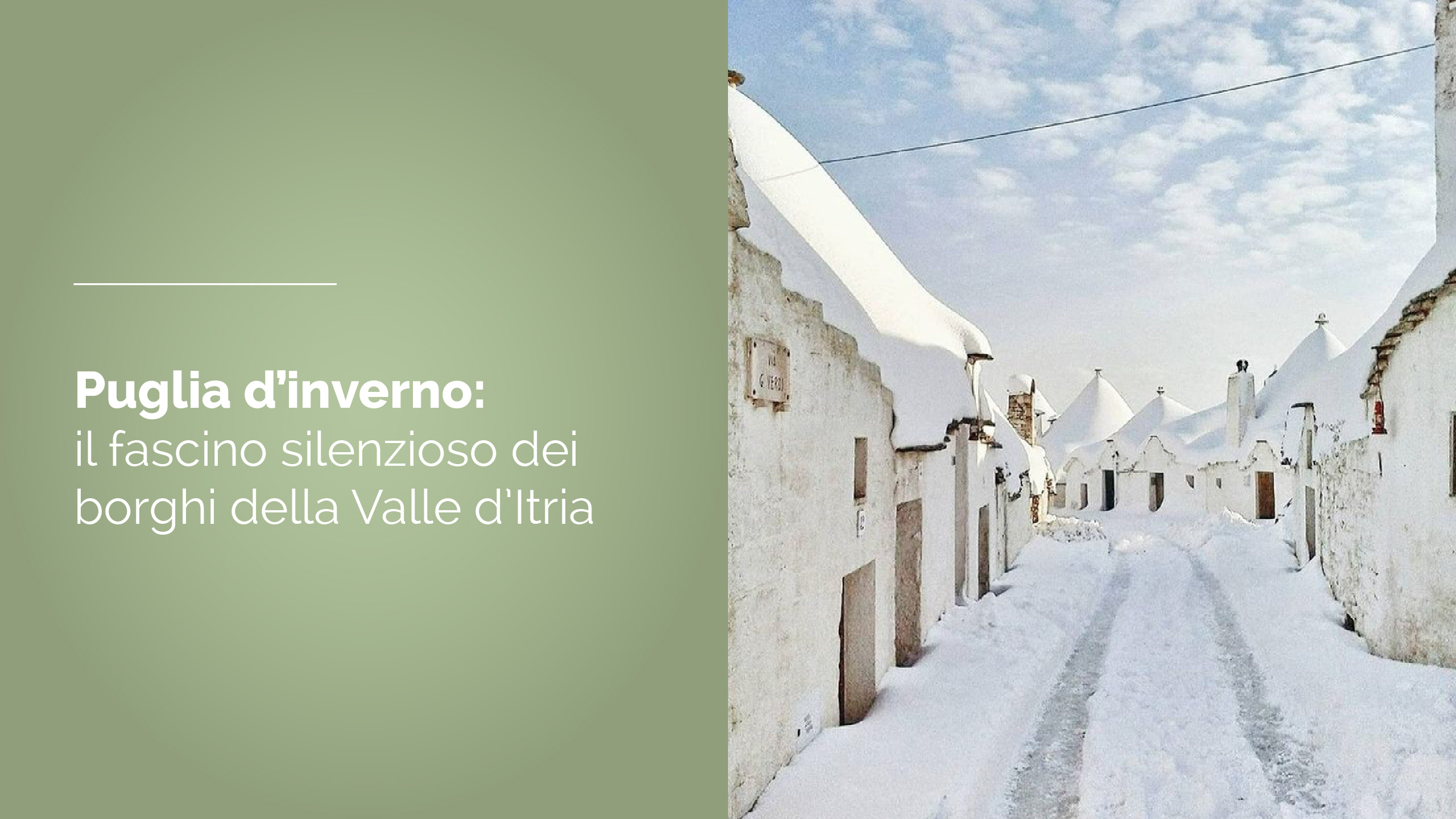 Puglia in inverno