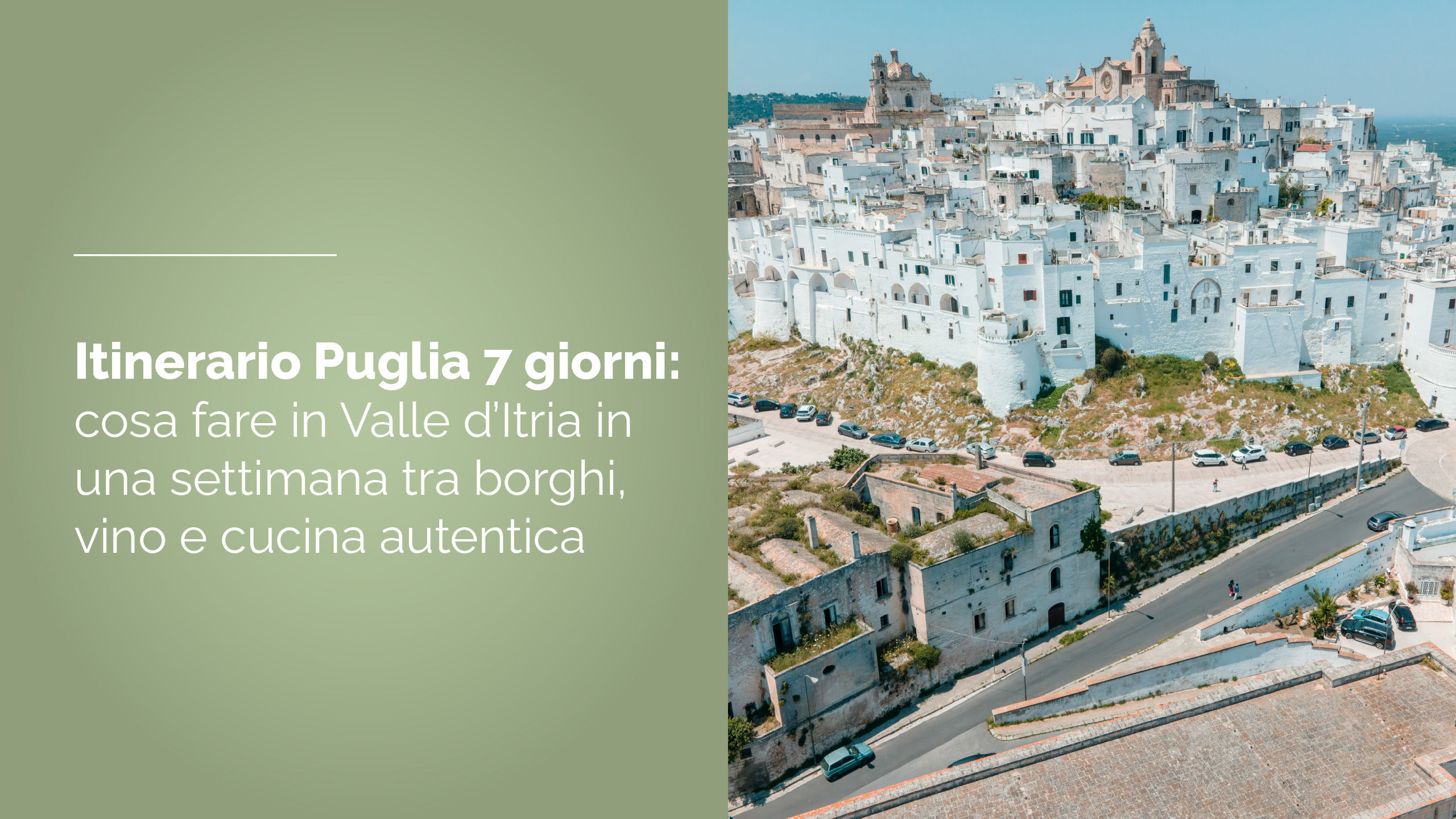 itinerario puglia 7 giorni